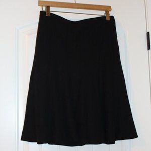 LOFT Tulip Flare Skirt - Black Size 6